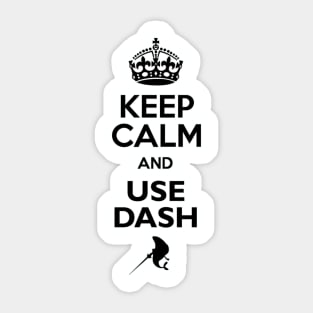 Marlette keep calm black Sticker